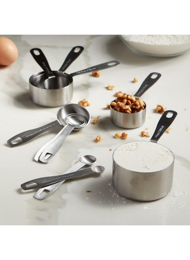 INKULTURE Heavy Duty Stainless Steel Metal Measuring Spoons for Dry or Liquid, Fits in Spice Jar, Set of 5 - Image 4
