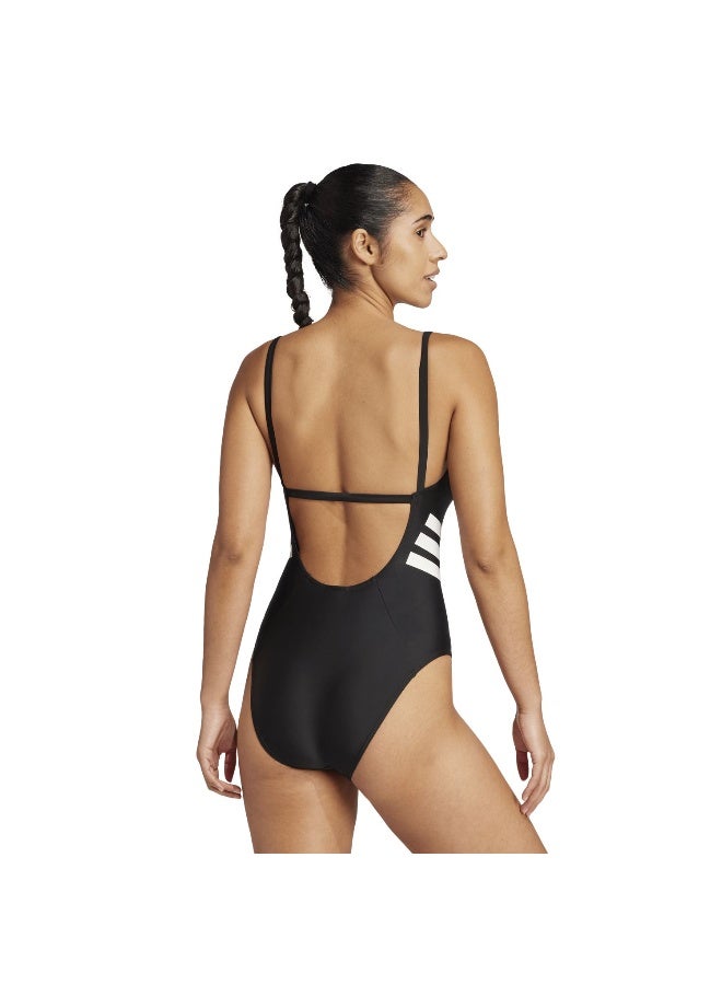 Adidas 3S Uback Suit Black Swim Swimwear For Women 38"  - Image 3