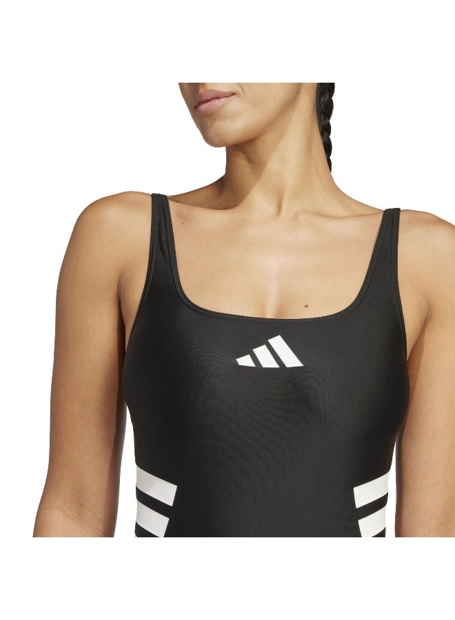 Adidas 3S Uback Suit Black Swim Swimwear For Women 38"  - Image 5