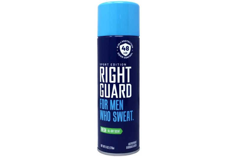 Right Guard رذاذ مضاد للتعرق من رايت غارد، رياضي منعش 6 أونصات للرجال الذين يتعرقون (عبوة من 2) - Image 3