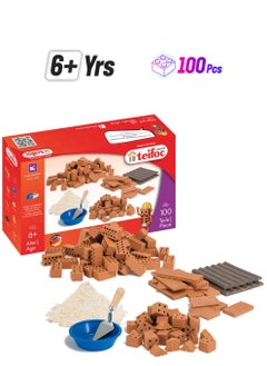 Teifoc Brick Construction Toy - TEI 1530 - Accessory Set Stone Building Kit - 6+ Years - 100pcs  - Image 1