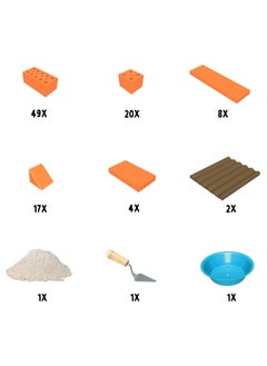 Teifoc Brick Construction Toy - TEI 1530 - Accessory Set Stone Building Kit - 6+ Years - 100pcs  - Image 3
