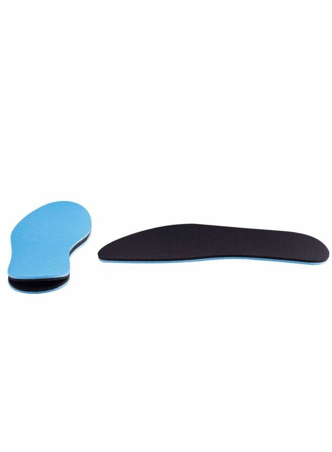 Amitataha 2 Pairs Breathable Insoles, Super-Soft, Sweat-Absorbent, Double-Colored and Double-Layered Shoe Inserts of Foam that Fit in Any Shoes (Blue/Black, 9.5-12 Women/8-9 Men) - Image 4
