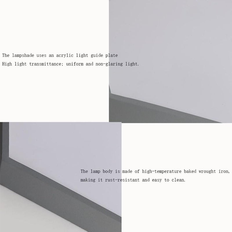 Nordic Minimalist LED Hexagonal Ceiling Light - Cold White Fixture for Bedroom, Kitchen, and Bathroom(White,60cm) - Image 4