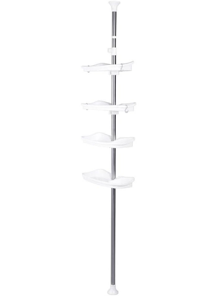 Bathroom Corner Rack Organizer Space Saving Shelving Unit for Toiletries W - Image 1