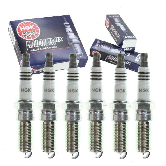 6 pc NGK Iridium IX Spark Plugs compatible with Ford Edge 35L 37L V6 20112018