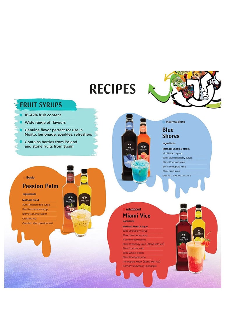 Just Chill Drinks Co. - Sugarcane Syrup 1 Litre - Image 1