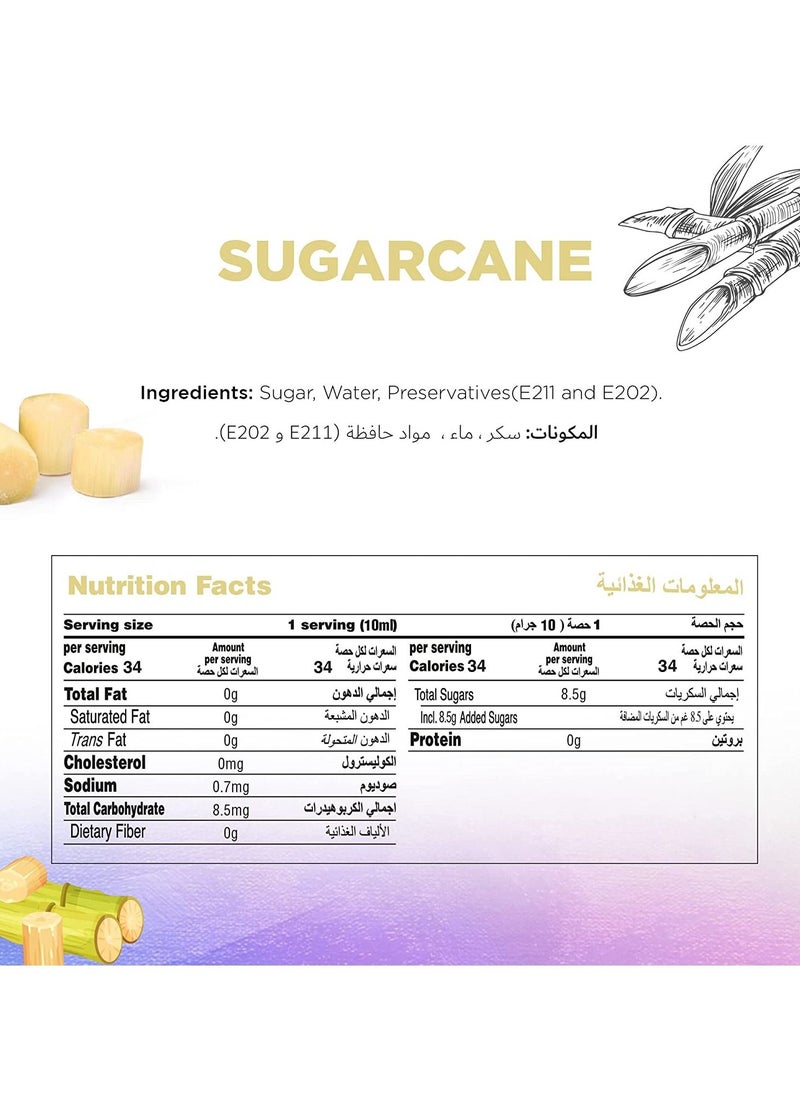 Just Chill Drinks Co. - Sugarcane Syrup 1 Litre - Image 1