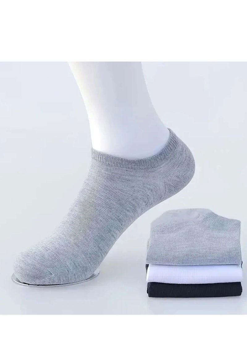 Selecta Now Men's Cotton Pack of 6 Ankle Socks Low Cut Breathable No Show Trainer Socks for Gym Office & Casual Wear Comfortable Soft Socks - Image 5