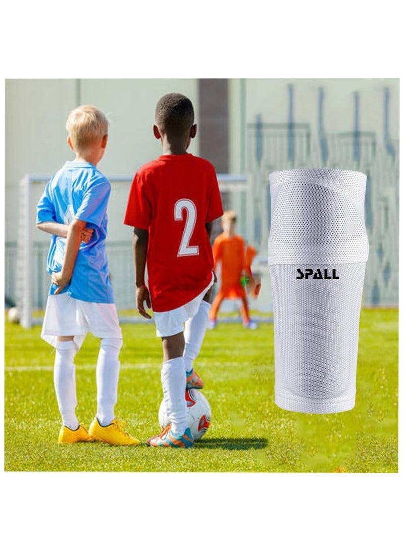 Spall Soccer Shin Guard Sleeves With Optimized Insert Pocket Shin Pad Compression Sleeves Leg Performance Support For Youth And Adults  - Image 3