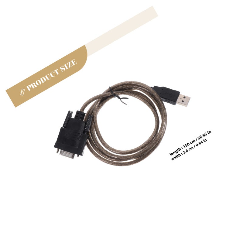 1Pc USB to COM Serial Cable 9 Pin Serial Line Serial Port Adapter - Image 2
