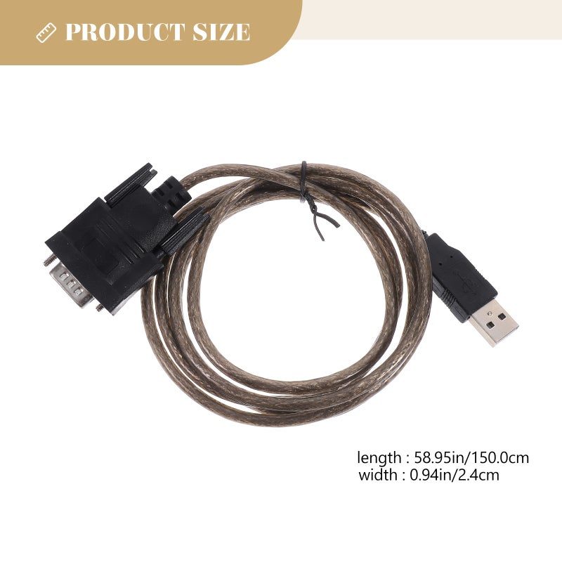 1Pc USB to COM Serial Cable 9 Pin Serial Line Serial Port Adapter - Image 5