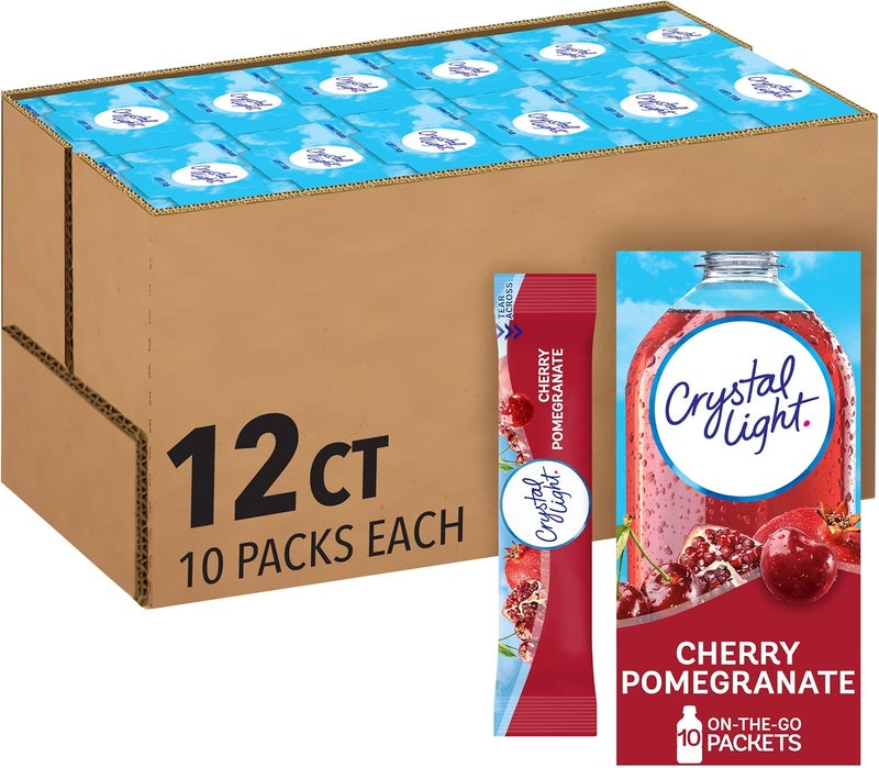 Crystal Light Sugar-Free Cherry Pomegranate Drink Mix - Image 1