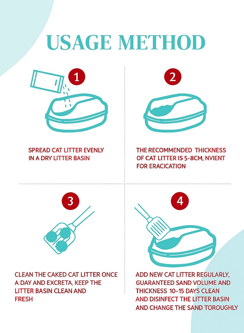 Bioline Combo Offer – Bioline Tofu Cat Litter 7L (Strawberry Fragrance) + Moderna Cat Litter Scoop | Clumping, Odour Control & Eco-Friendly - Image 3