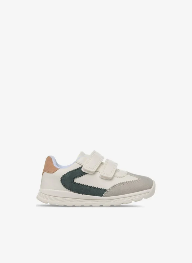 Barefeet Boys Panelled Hook and Loop Sneakers