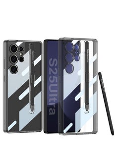 GKK Transparent Crystal Protection Case Compatible with Samsung Galaxy S25 Ultra (2025) All in 1 [S Pen Holder & S Pen] Anti-Yellowing, Shockproof Full Coverage Slim and Hard Phone Cover - S Pen included  - Image 1
