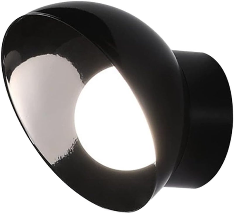 LED Wall Light Modern Sconce Geometric Mounted Lamp, 3W Hardwired Sconces Lighting Indoor Washer for Living Room Bedroom Bedside Hallway, 3 Color Mode (Black) - Image 1