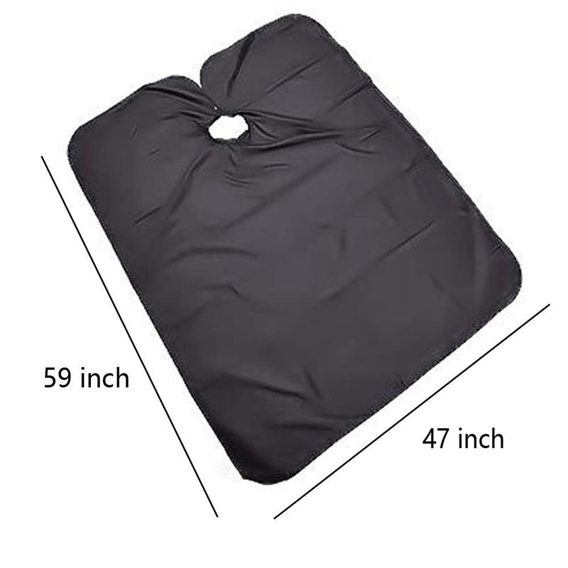 OBTANIM Hair Salon Capes with Snap Closure Waterproof Hairdressing Styling Hair Cutting Coloring Gown Professional Nylon Cape for Barber Hairdressers (2 PACK) - Image 2