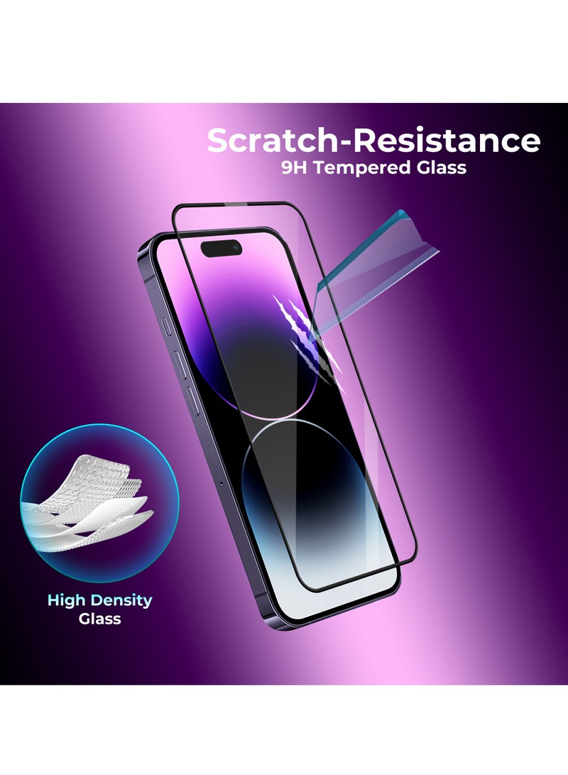 Maxwell Electronics Maxwell 3D Super Hardy Screen Protector Compatible with 14 Pro Max Ultra HD Scratch Resistant Armor Shield Crystal Clear Screen Protector Anti-Static, East to Install, Bubble Free Installation - Image 4