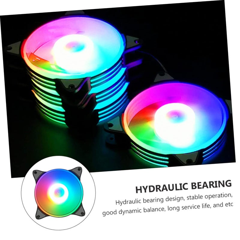 120mm RGB LED Silent Cooling Fan for Desktop PC Computer Case Chassis - Image 4