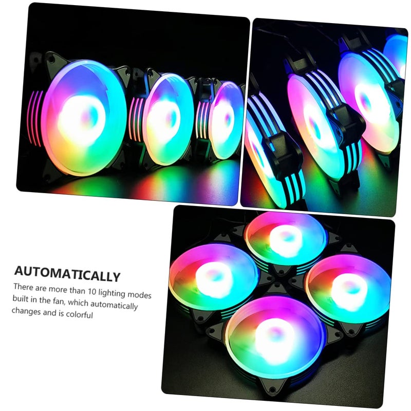 120mm RGB LED Silent Cooling Fan for Desktop PC Computer Case Chassis - Image 3