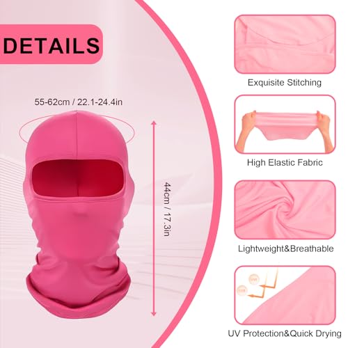 xipixiao 2Pcs Multifunctional Full Face Cover Ski Mask Balaclava Shiesty Unisex Summer Cooling Hood Cap Neck Gaiter Windproof UV Protector Lightweight for Outdoor Sports Motorcycle Snowboard - Image 2