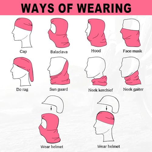 xipixiao 2Pcs Multifunctional Full Face Cover Ski Mask Balaclava Shiesty Unisex Summer Cooling Hood Cap Neck Gaiter Windproof UV Protector Lightweight for Outdoor Sports Motorcycle Snowboard - Image 3