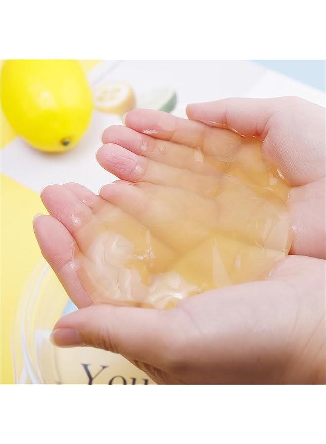 Clear Slime Strawberry Jelly Slime Fluffy Slime Stretchy Crunchy Slime Bubble Slime Soft Putty Stress Relief Toy Party Favors Slime Add Ins Super Light Favor Gift and Birthday (Blue-3) - Image 5