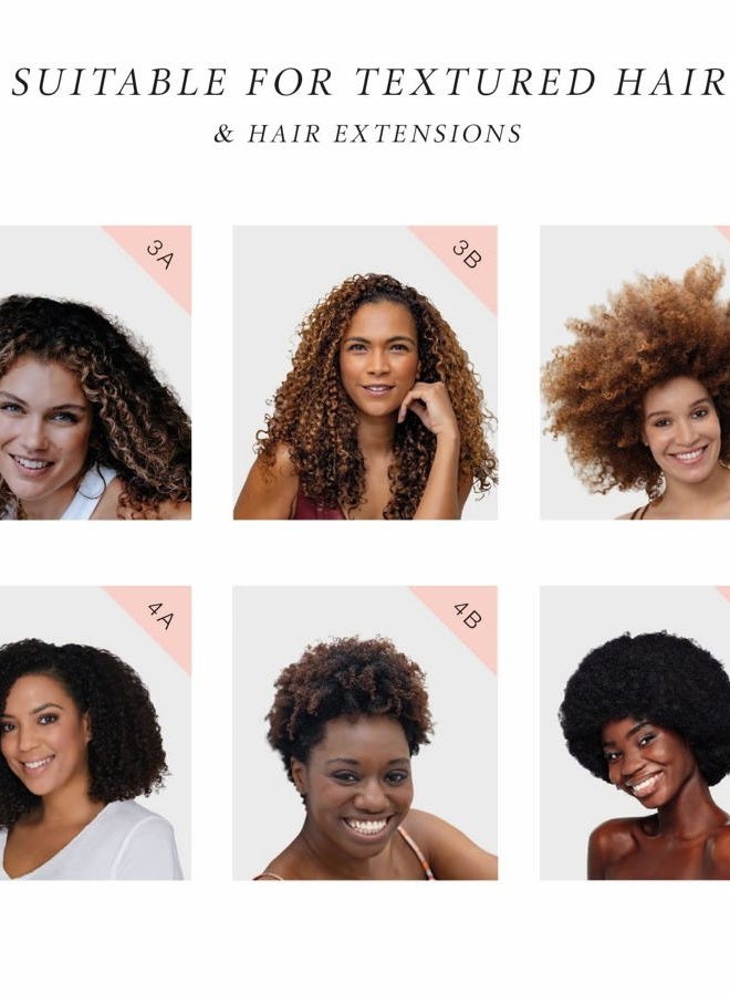 Manta Curls Anti-Breakage Hairbrush – Detangling Brush for Curly & Afro Hair, Gentle Wet & Dry Hairbrush for Women, Soft Teal - Image 4