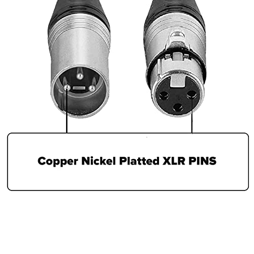 Kadence - 3 Pin XLR Solder Type Connector, 5 Male and 5 Female Plug Cable Connector Microphone Audio Socket, Made of Zinc Alloy for High Conductivity and Ultra-low Noise (0.8Kg (5pc) - Image 3