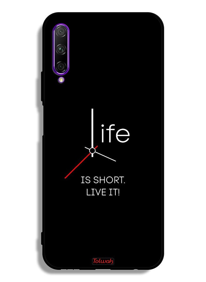 Tolwak Huawei Y9s Protective Case Cover Life Is Short Live It - Image 2