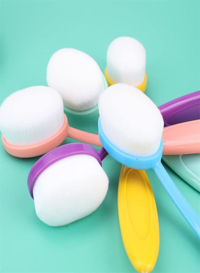 CYFUN DESIGN 5PCS Small Ink Blending Brushes for Card Making,Crafting Ink Blending Brushes Set Background Brush for Blender Paper Crafter Soft Bristle Color Coded Handles,Crafter Artist Tool for Painting,Drawing - Image 3