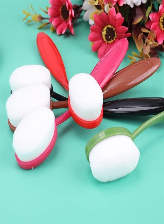 CYFUN DESIGN 5PCS Small Ink Blending Brushes for Card Making,Crafting Ink Blending Brushes Set Background Brush for Blender Paper Crafter Soft Bristle Color Coded Handles,Crafter Artist Tool for Painting,Drawing - Image 5