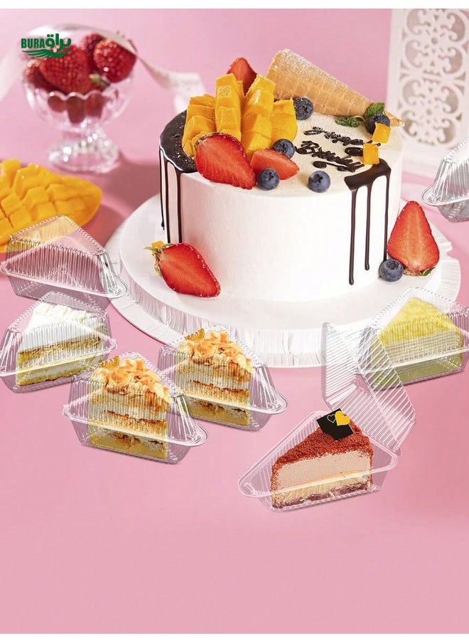 BURAQ - Triangle Dessert Cake Packaging Boxes, Suitable For Home, Bakery And Cafe - Image 1
