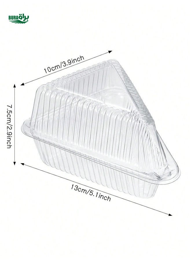 BURAQ - Triangle Dessert Cake Packaging Boxes, Suitable For Home, Bakery And Cafe - Image 1