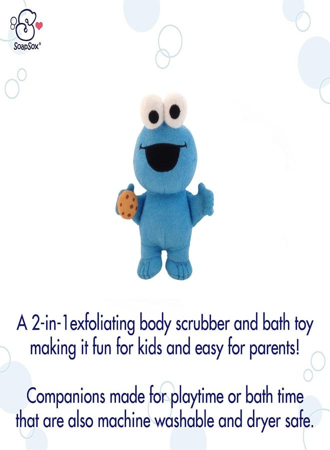 SoapSox-Cookie Monster-Baby Bath Scrub-Refillable Bubble Bath Sponge Toys for Babies-Machine Washable - Image 4