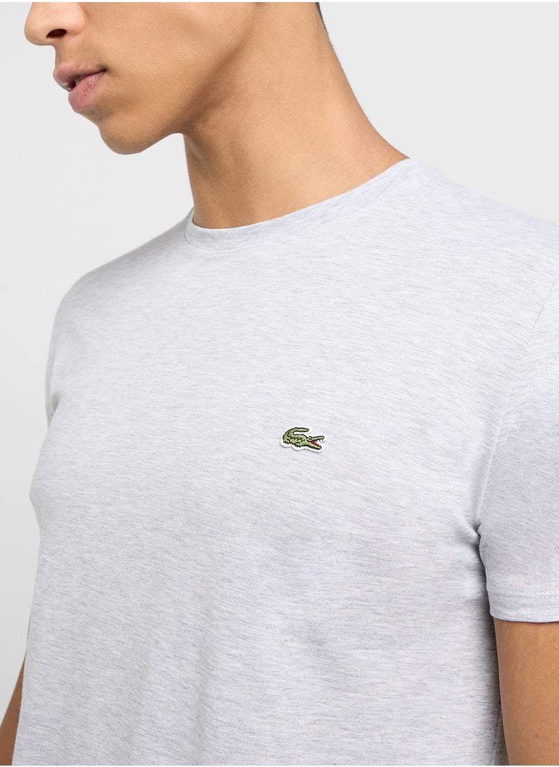 LACOSTE Short Sleeve Crew Neck T-Shirt  - Image 3