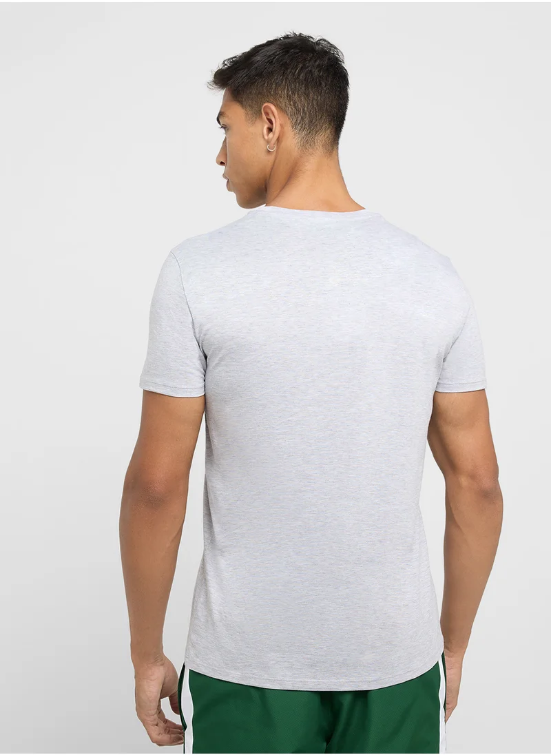 LACOSTE Short Sleeve Crew Neck T-Shirt