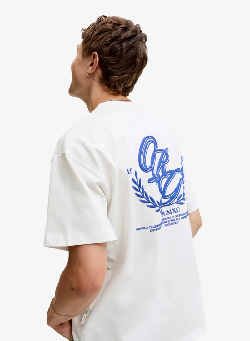 JACK & JONES  Graphic Crew Neck T-Shirt for Men | Best Price UAE