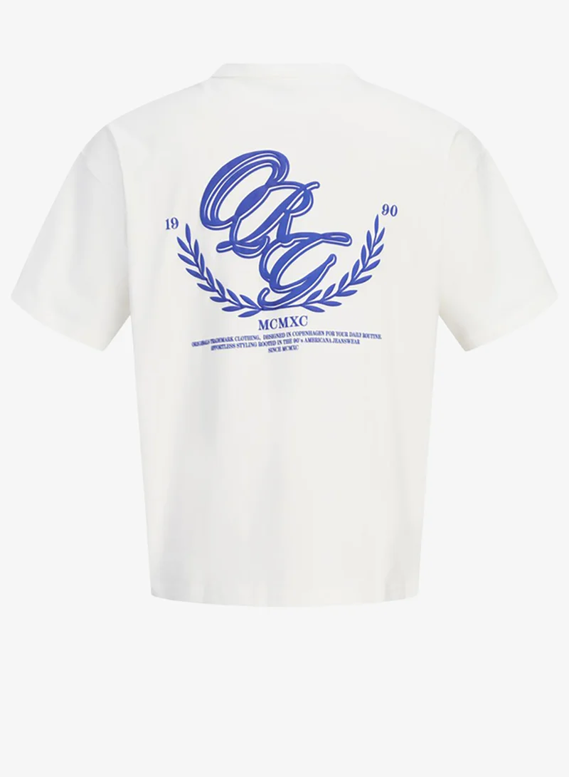 JACK & JONES  Graphic Crew Neck T-Shirt for Men | Best Price UAE