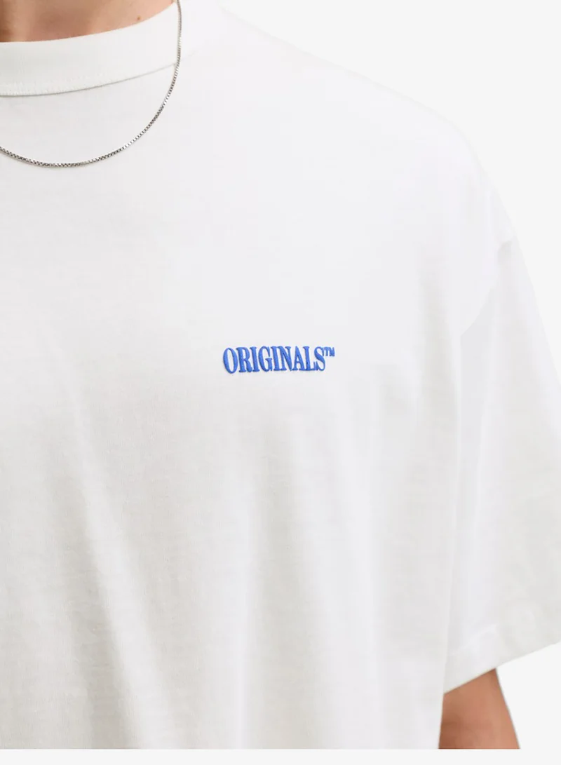 JACK & JONES  Graphic Crew Neck T-Shirt for Men | Best Price UAE