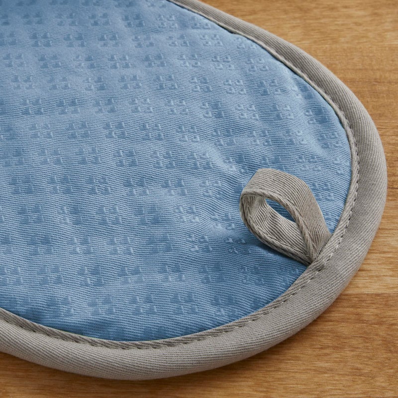 KitchenAid Asteroid Pot Holder 2-Pack Set  Blue Velvet  6.5""x10"" - Image 2