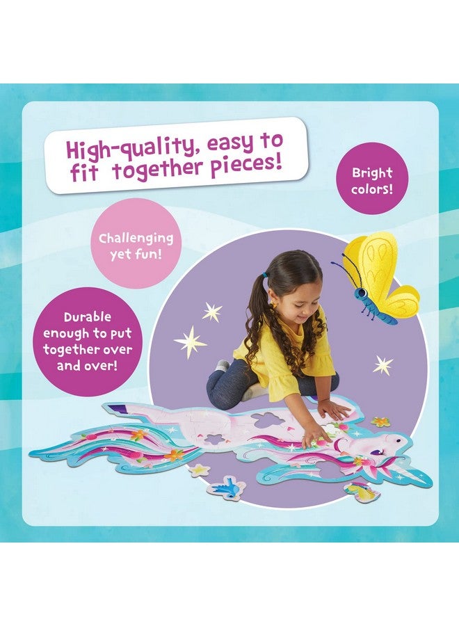 Peaceable Kingdom Shimmery Unicorn Floor Puzzle, 1 EA - Image 3
