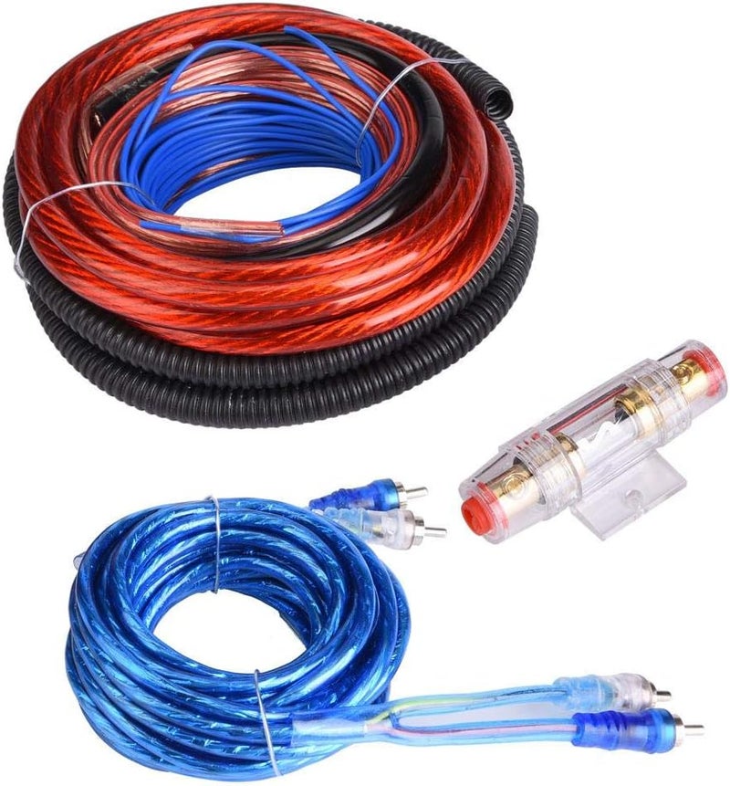 woobles 4 Guage 2800W Car o Subwoofer Amplifier Speaker Installation Wire Cable Kit [Fuse Suit] - Image 1