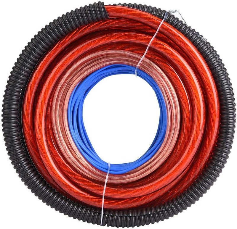 woobles 4 Guage 2800W Car o Subwoofer Amplifier Speaker Installation Wire Cable Kit [Fuse Suit] - Image 5