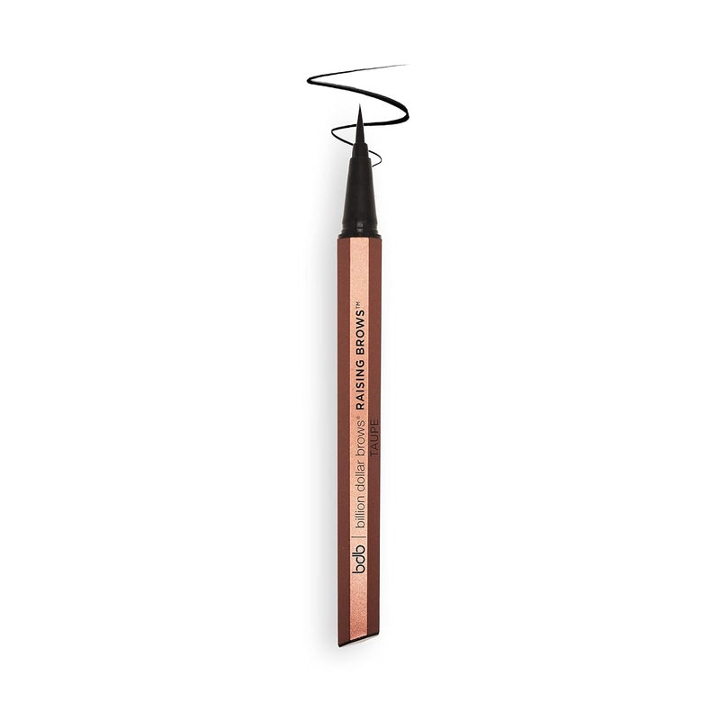 Billion Dollar Brows Raising Brows Liquid Brow Pen, Eyebrow Pen with a MicroTip Applicator Creates Natural Looking Brows Effortlessly and Stays on All Day, Taupe