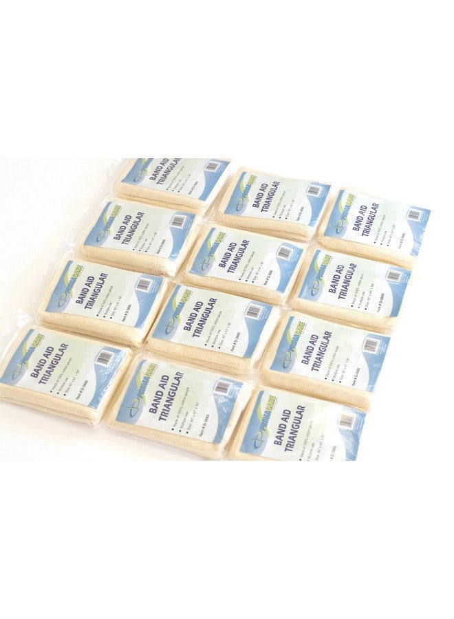 Primacare D-3680 First Aid Triangular Splint Bandage with Safety Pins for Sprain and Broken Bones Support, Latex Free Non-Woven Cotton, 40x40x56 (Pack of 12) - Image 3
