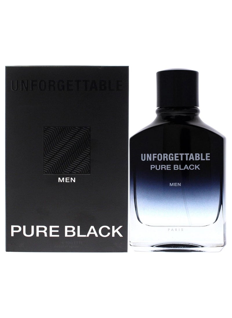 Glenn Perri - Glenn Perri Unforgettable Pure Black Men 34 oz EDT Spray - Image 1