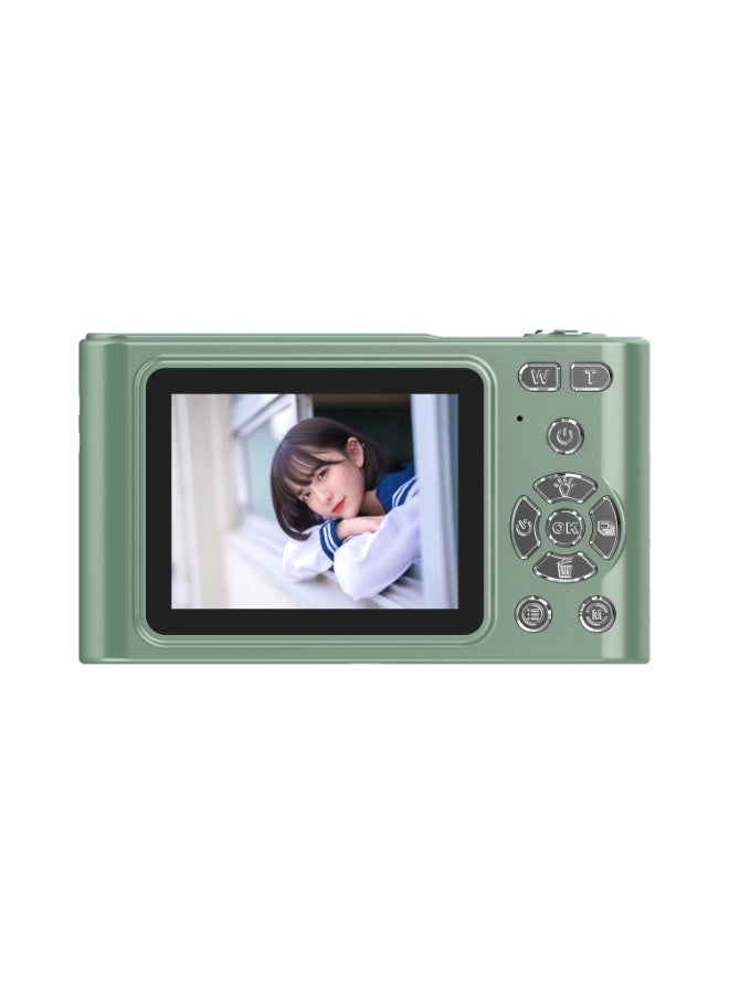 Generic H15 Card Camera 1080P High Resolution 16X Zoom 2.4-inch HD IPS Screen Photo Video Mini Game Multifunctional Digital Camera,Green  - Image 1