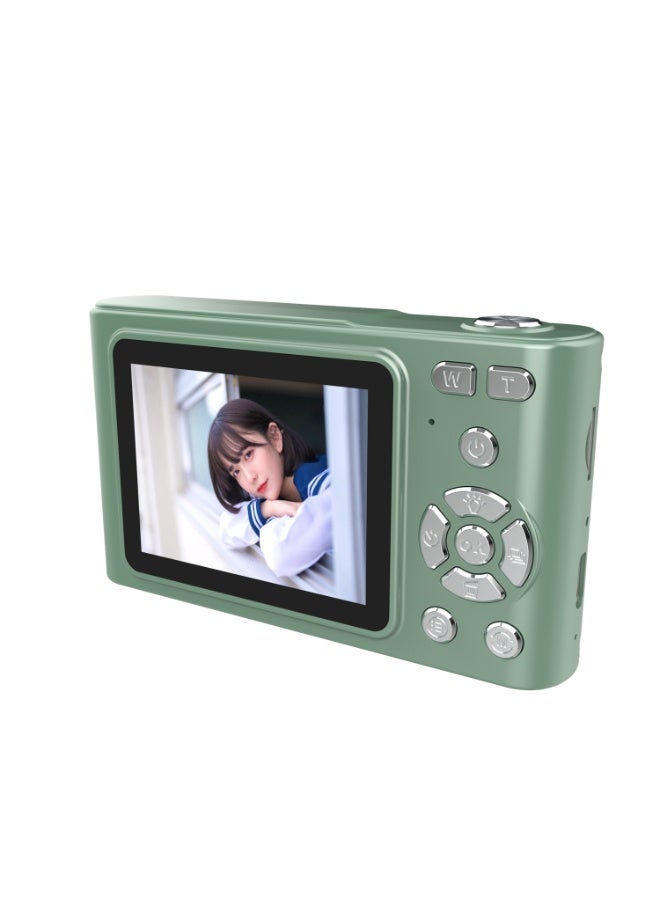 Generic H15 Card Camera 1080P High Resolution 16X Zoom 2.4-inch HD IPS Screen Photo Video Mini Game Multifunctional Digital Camera,Green  - Image 3